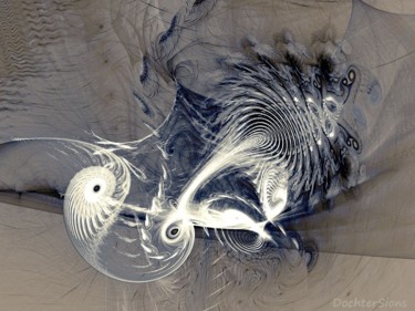 Arts numériques intitulée "Het zeedier in zijn…" par Mies De Graaf, Œuvre d'art originale, Travail numérique 2D