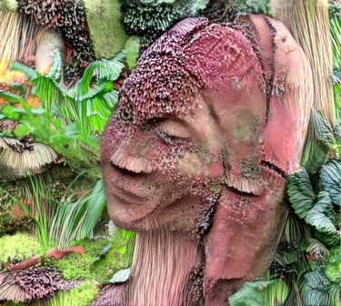 A Sculpture Digital Arts titled "A Sculpture" by Mies De Graaf, Original Art, Photo Montage