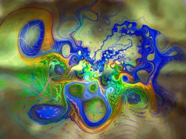 Arts numériques intitulée "The Storm in my Head" par Mies De Graaf, Œuvre d'art originale, Travail numérique 2D