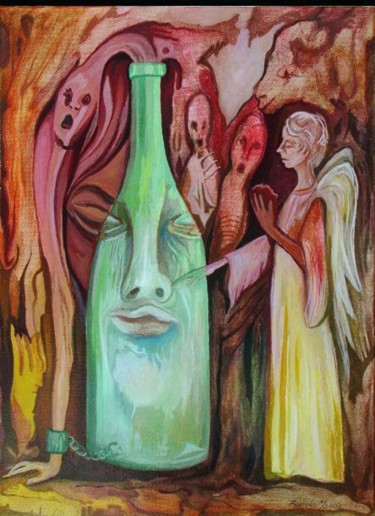 Malarstwo zatytułowany „bez duszy” autorstwa Mieczysław Burda, Oryginalna praca