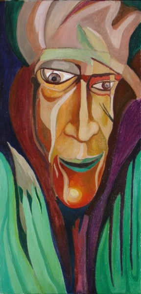 Картина под названием "odbicie" - Mieczysław Burda, Подлинное произведение искусства