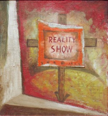 Картина под названием "reality" - Mieczysław Burda, Подлинное произведение искусства
