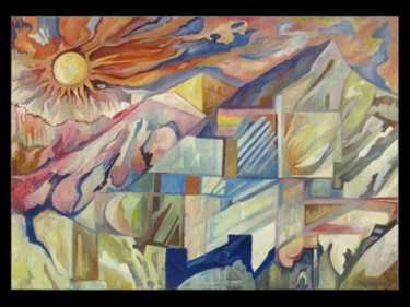 Malarstwo zatytułowany „góry” autorstwa Mieczysław Burda, Oryginalna praca