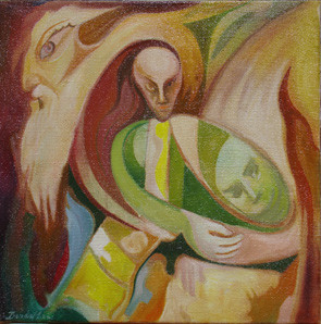 Malarstwo zatytułowany „mb-wie1” autorstwa Mieczysław Burda, Oryginalna praca