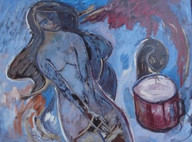 Pintura titulada "ewa" por Mieczysław Burda, Obra de arte original