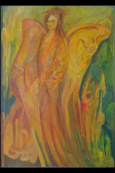 Peinture intitulée "tryptyk 1" par Mieczysław Burda, Œuvre d'art originale