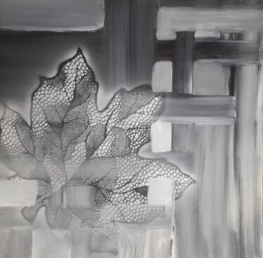 Tableau fuchsia gris déco design grande toile rectangle décoration
