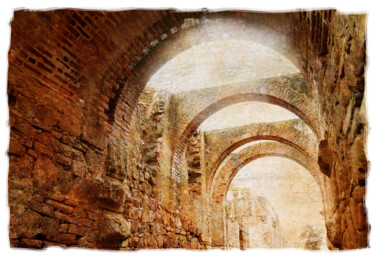 Photography titled "Luz entre los arcos…" by Miguel Ángel Cáceres, Original Artwork, Manipulated Photography
