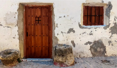 Фотография под названием "Muros, madera y pie…" - Miguel Ángel Cáceres, Подлинное произведение искусства, Цифровая фотография