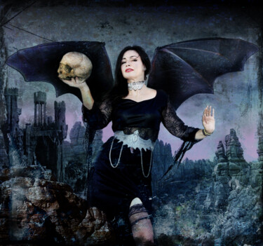 Fotografia zatytułowany „vampira” autorstwa Miguel Ángel Cáceres, Oryginalna praca, Manipulowana fotografia