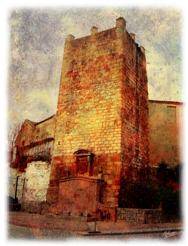 Photographie intitulée "Torreón de la fuent…" par Miguel Ángel Cáceres, Œuvre d'art originale, Photographie manipulée