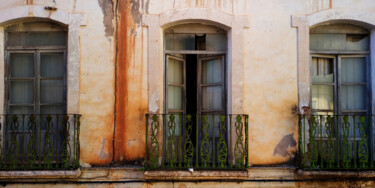 Photography titled "Balcones de Ayna" by Miguel Ángel Cáceres, Original Artwork, Manipulated Photography