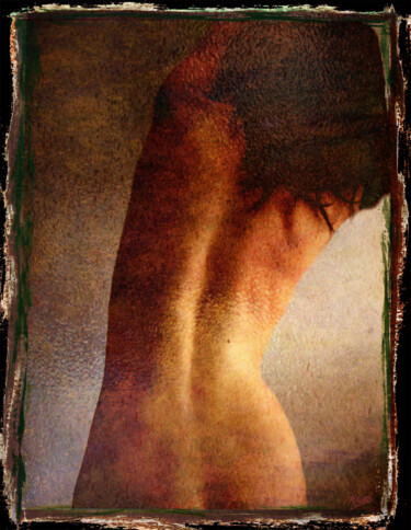 Photography titled "Espalda" by Miguel Ángel Cáceres, Original Artwork, Manipulated Photography