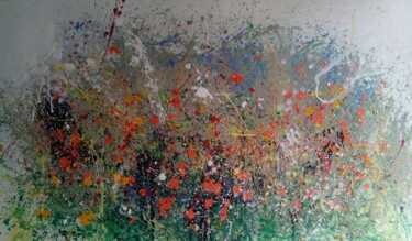 Peinture intitulée "Garden" par Miguel Angel Duarte (ENZO), Œuvre d'art originale, Acrylique