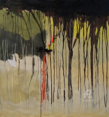 Malerei mit dem Titel "En la selva" von Miguel Angel Duarte (ENZO), Original-Kunstwerk, Acryl