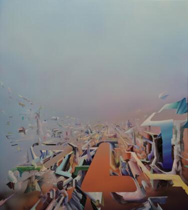 Malerei mit dem Titel "Expansión" von Miguel Castillo Oñate (Miguel Oñate), Original-Kunstwerk, Acryl Auf Keilrahmen aus Hol…