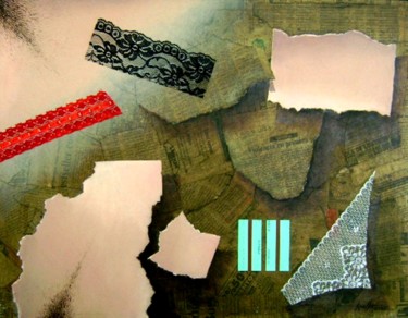 Картина под названием "EROTIC COLLAGE" - Miguel Esquivel Kuello, Подлинное произведение искусства, Масло