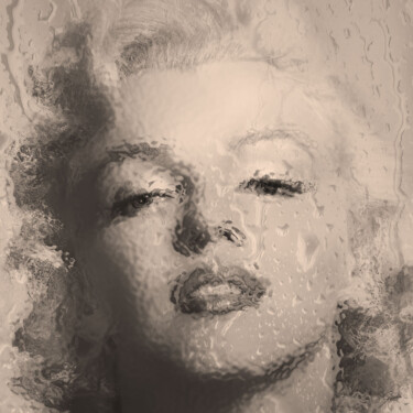 Цифровое искусство под названием "Always Marilyn 70" - Miguel Guía, Подлинное произведение искусства, Цифровая живопись Уста…