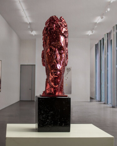 Sculptuur getiteld "We are an enigma Re…" door Miguel Guía, Origineel Kunstwerk, Metalen