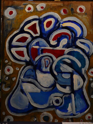 Pintura titulada "sin titulo" por Miguel Iniesta, Obra de arte original, Oleo