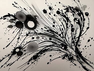 Digitale Kunst mit dem Titel "Splash8" von Miguel Marques, Original-Kunstwerk, KI-generiertes Bild