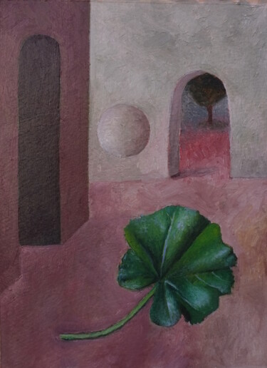 Pintura intitulada "Malva" por Miguel Rojas, Obras de arte originais, Óleo