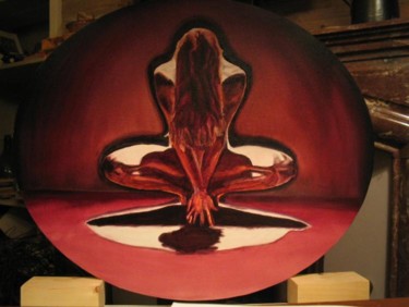 Картина под названием "ovule" - Miguel Meunier, Подлинное произведение искусства, Масло