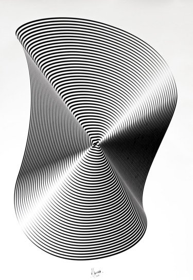 绘画 标题为“Efecto doppler” 由Miguel Angel Lozano Bonora, 原创艺术品, 丙烯