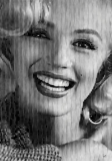 Картина под названием "Marilyn smile" - Miguel Angel Lozano Bonora, Подлинное произведение искусства, Акрил