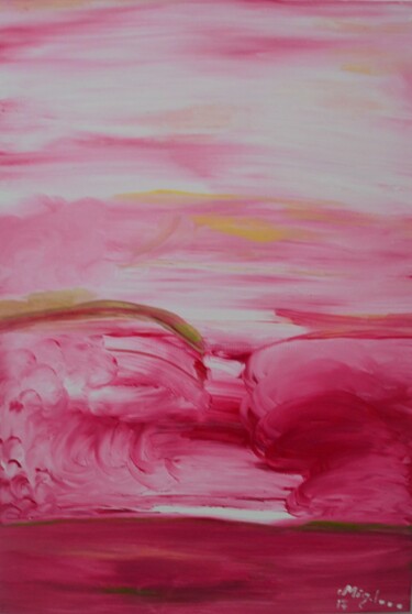 Painting titled "love's essence" by Miguelle Mahuton, Original Artwork, Acrylic
