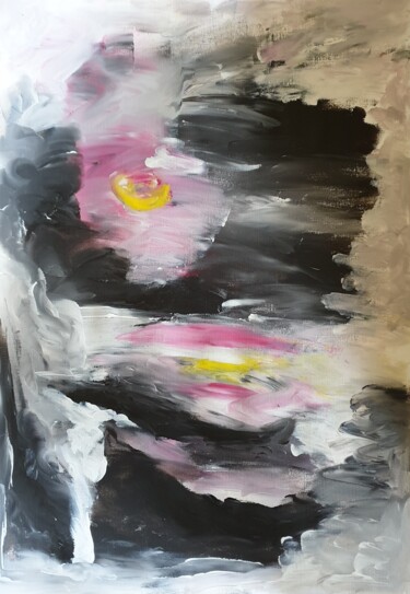 Painting titled "Inner strength" by Miguelle Mahuton, Original Artwork, Acrylic