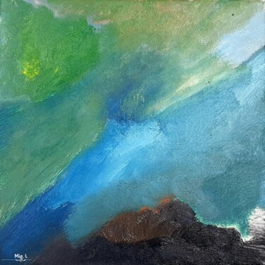 Pintura intitulada "Peace horizon." por Miguelle Mahuton, Obras de arte originais, Acrílico