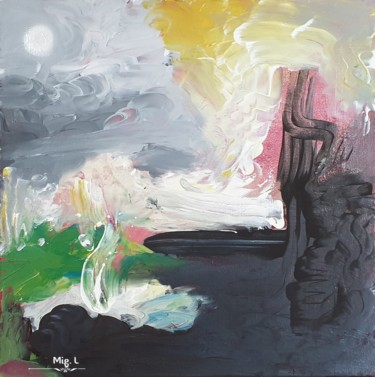 Kunst Peinture intitulée "Kunst" par Miguelle Mahuton, Œuvre d'art originale, Acrylique Monté sur Châssis