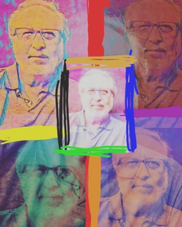 Цифровое искусство под названием "Collage" - Miguel Sanguesa, Подлинное произведение искусства, Цифровая живопись