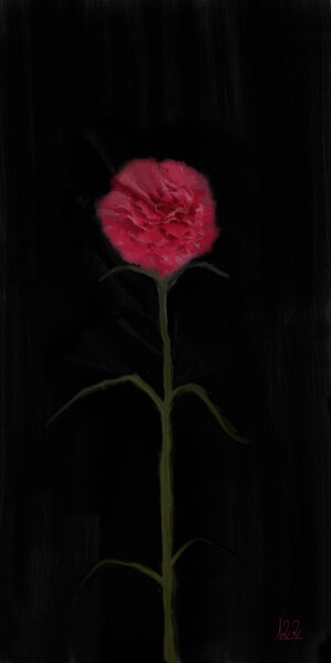 Arte digital titulada "Flor" por Miguel Sanguesa, Obra de arte original, Pintura Digital