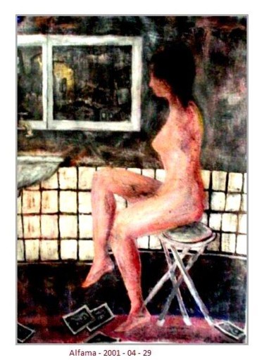 Painting titled "Cassiopeia" by Miguel Westerberg, Original Artwork, Oil