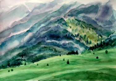 Drawing titled "Landscape from the…" by Mikhaela Ivanova, Original Artwork