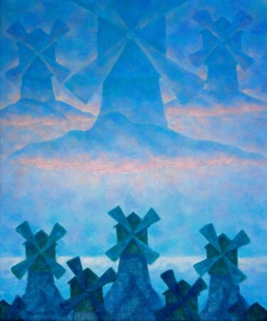 Peinture intitulée "Morn" par Mikhaela Ivanova, Œuvre d'art originale, Huile Monté sur Châssis en bois