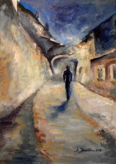 Painting titled ""Searching for You"" by Mihaela Ionescu, Original Artwork, Oil