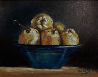 Malarstwo zatytułowany „Fruit on table” autorstwa Mihai Denis, Oryginalna praca, Olej