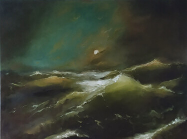Peinture intitulée "sea" par Mihaila Marcel, Œuvre d'art originale, Huile