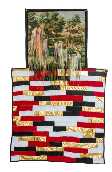 纺织艺术 标题为“Tapiz” 由Mijal Zachs, 原创艺术品, 挂毯