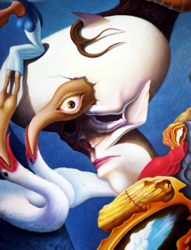Картина под названием "Думы о Ковпаке.jpg" - Александр Миханов, Подлинное произведение искусства, Масло