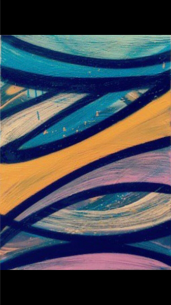 Malerei mit dem Titel "1" von Mika Gonzalez, Original-Kunstwerk, Sprühfarbe