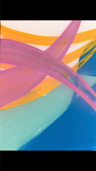 Malerei mit dem Titel "3" von Mika Gonzalez, Original-Kunstwerk, Sprühfarbe