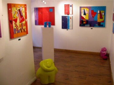 Pintura intitulada "Galerie Xpo Mika -2…" por Mika, Obras de arte originais