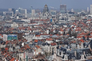 Photographie intitulée "Bruxelles" par Mikaël Falke, Œuvre d'art originale