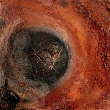 Peinture intitulée "Black hole" par Mike Chanfreut (Mikee), Œuvre d'art originale, Huile