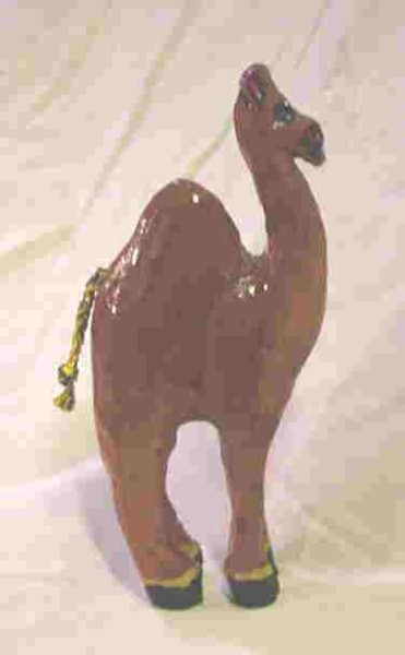 Sculpture titled "CAMEL" by Mike Granatt, Original Artwork, Wood