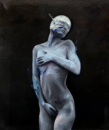 Картина под названием "Equinox" - Mike Schönfelder, Подлинное произведение искусства, Масло Установлен на Деревянная рама дл…
